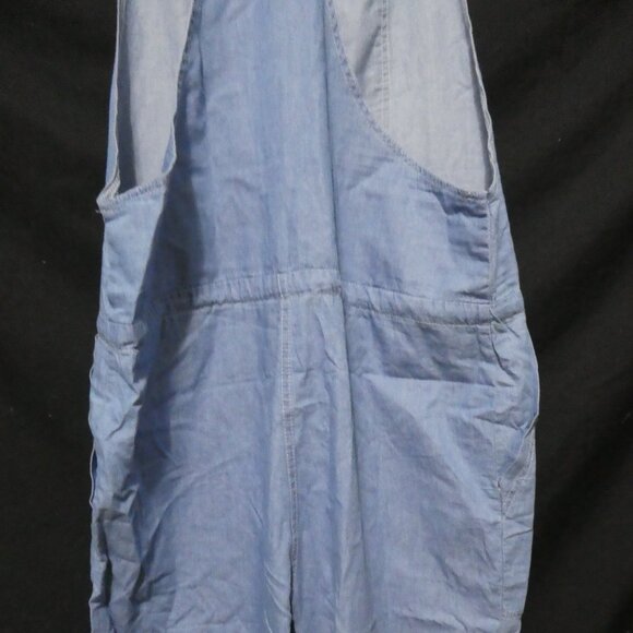BELINDA | large | Lightweight Faded Blue Denim Overalls With Pockets | NWT - Picture 12 of 16